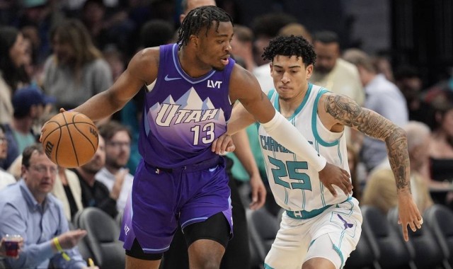 布里奇斯26+10+8乔治20分 黄蜂胜爵士结束5连败