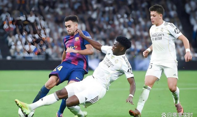 西甲第10轮！皇马2-1巴萨，终结国家德比四连败