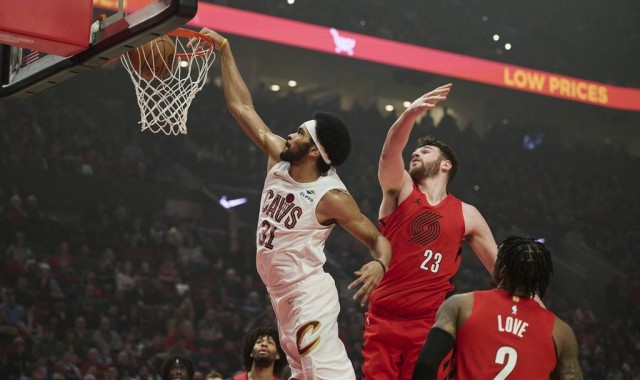 阿伦40+17杨瀚森1板1助攻 骑士大胜开拓者