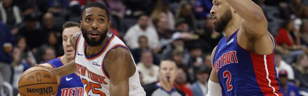 布伦森25分坎宁安29+13 尼克斯不敌活塞4连败