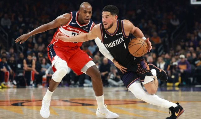 布克17+8萨尔19+15 太阳击败奇才3连胜