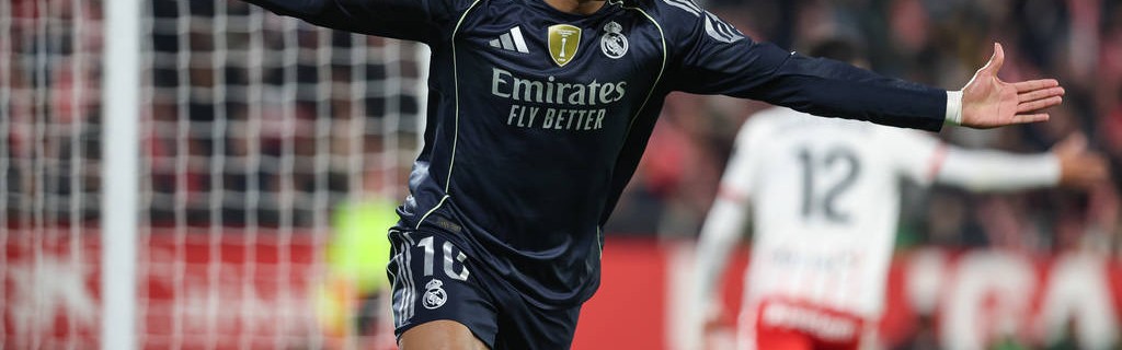 西甲-姆巴佩点射维尼修斯造点 皇马1-1赫罗纳丢掉榜首